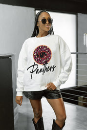 CLAFLIN PANTHERS WILD BREAKTHROUGH PREMIUM FLEECE CREWNECK PULLOVER