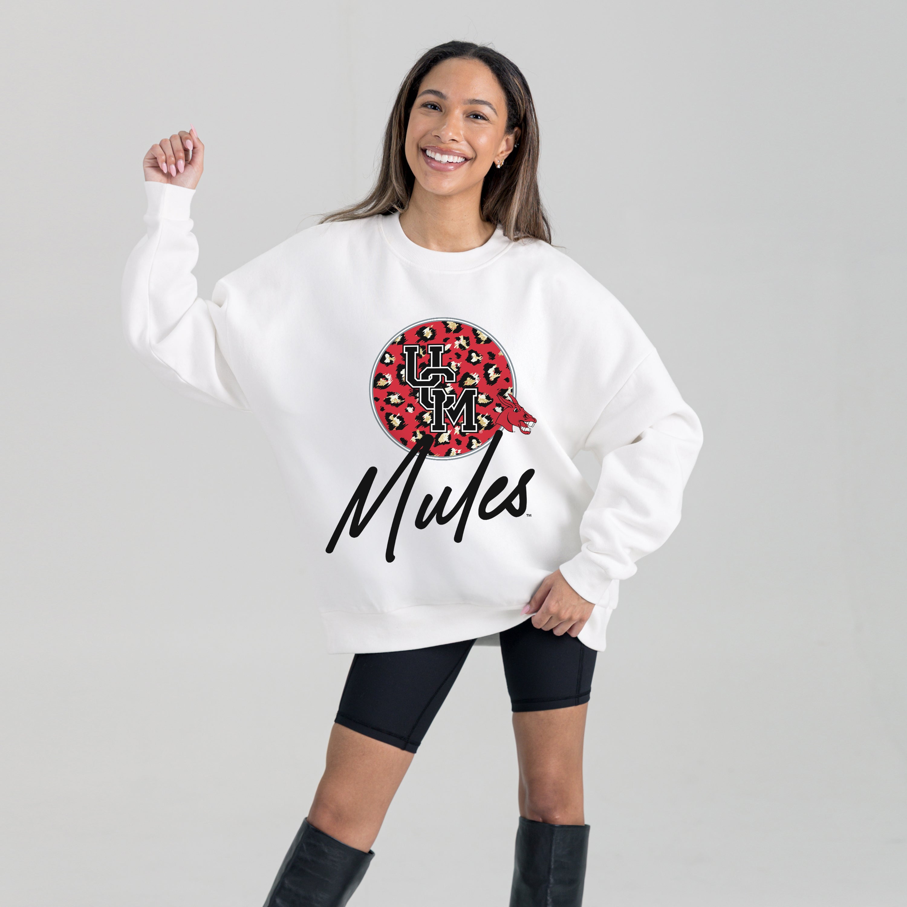 CENTRAL MISSOURI MULES WILD BREAKTHROUGH PREMIUM FLEECE CREWNECK PULLOVER