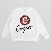 CHARLESTON COUGARS WILD BREAKTHROUGH PREMIUM FLEECE CREWNECK PULLOVER