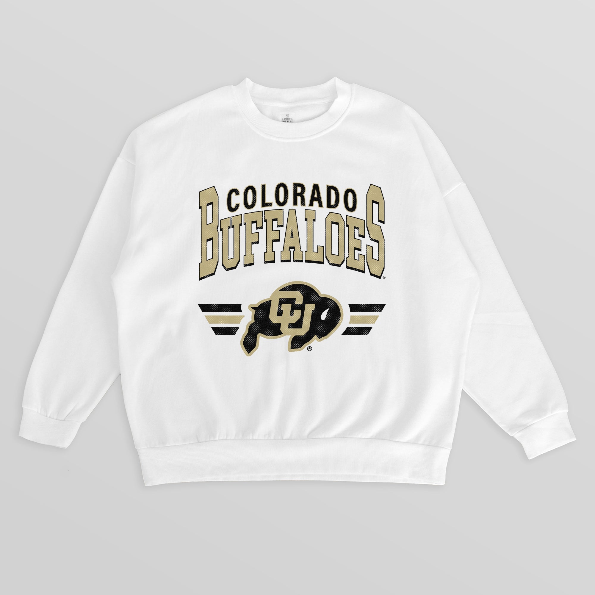 COLORADO BUFFALOES SWIFT STRIKE PREMIUM FLEECE DROP SHOULDER CREWNECK PULLOVER