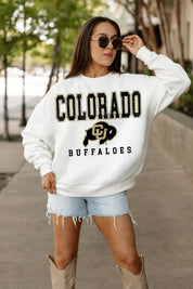 COLORADO BUFFALOES Freestyle Fleece Drop-Shoulder Pullover