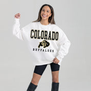 COLORADO BUFFALOES Freestyle Fleece Drop-Shoulder Pullover