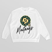 CAL POLY MUSTANGS WILD BREAKTHROUGH PREMIUM FLEECE CREWNECK PULLOVER
