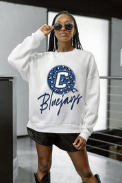 CREIGHTON BLUEJAYS WILD BREAKTHROUGH PREMIUM FLEECE CREWNECK PULLOVER