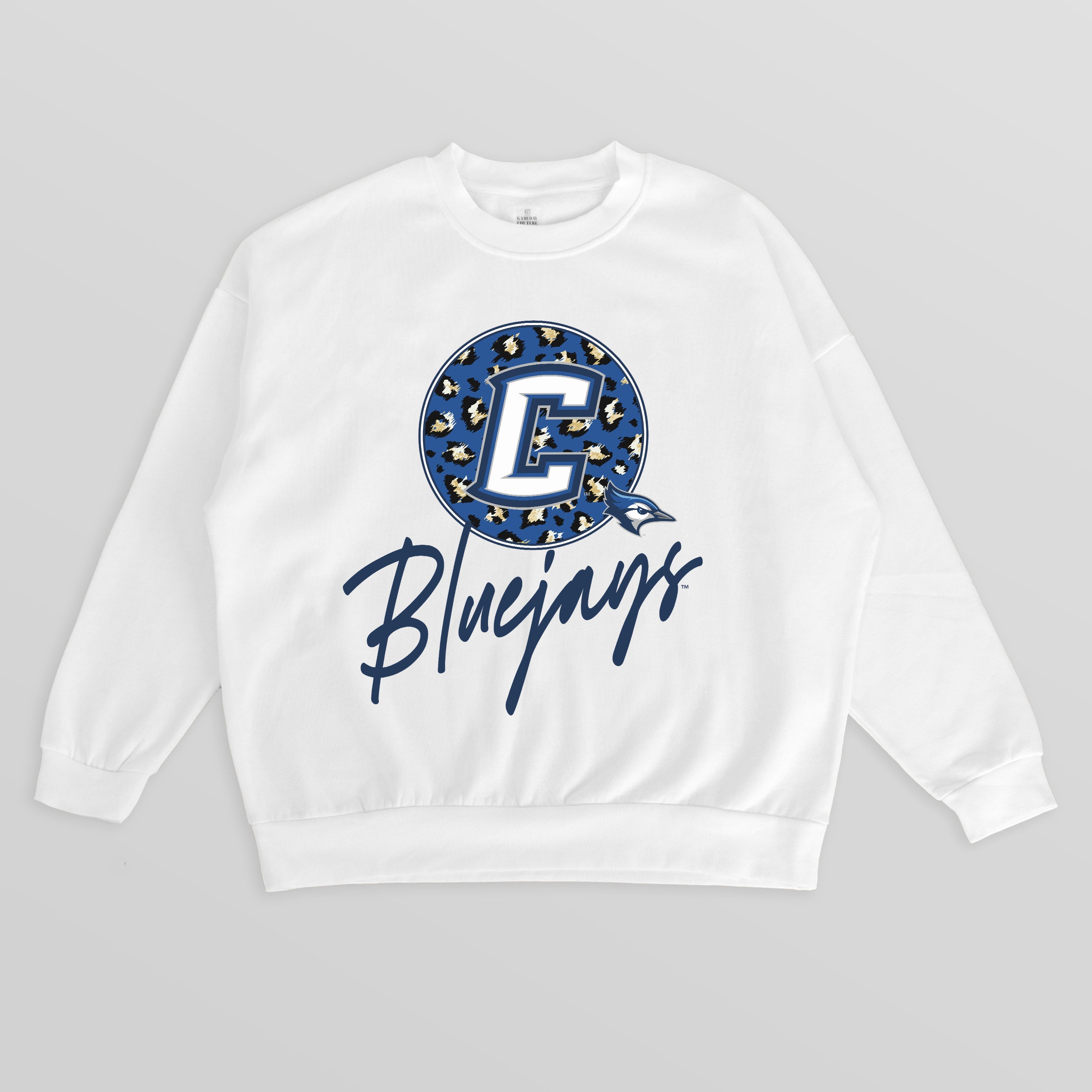 CREIGHTON BLUEJAYS WILD BREAKTHROUGH PREMIUM FLEECE CREWNECK PULLOVER