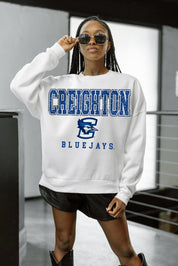 CREIGHTON BLUEJAYS FREESTYLE PREMIUM FLEECE CREWNECK PULLOVER
