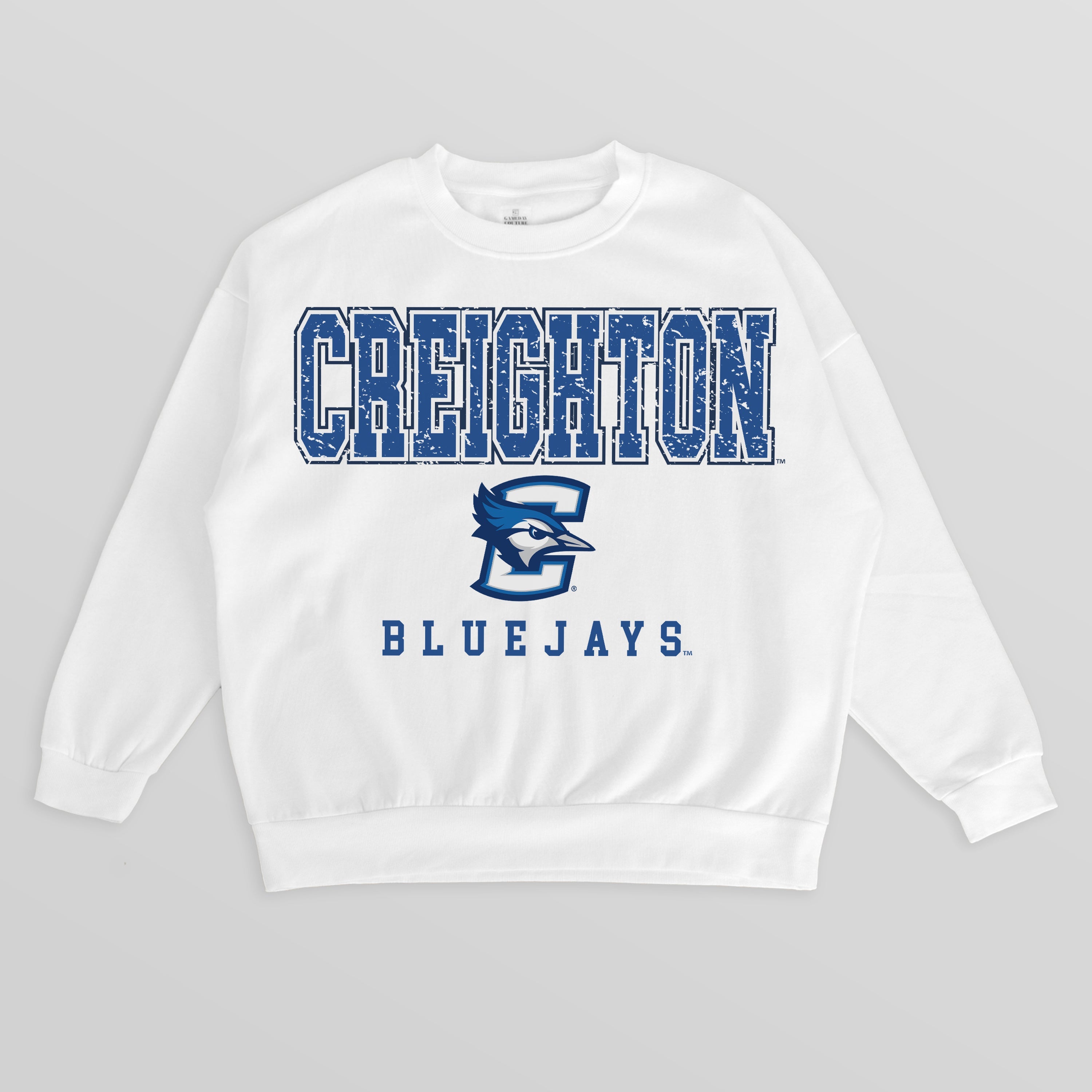 CREIGHTON BLUEJAYS FREESTYLE PREMIUM FLEECE CREWNECK PULLOVER