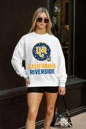 CALIFORNIA RIVERSIDE HIGHLANDERS WILD BREAKTHROUGH PREMIUM FLEECE CREWNECK PULLOVER