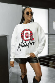 CAL STATE NORTHRIDGE MATADORS WILD BREAKTHROUGH PREMIUM FLEECE CREWNECK PULLOVER