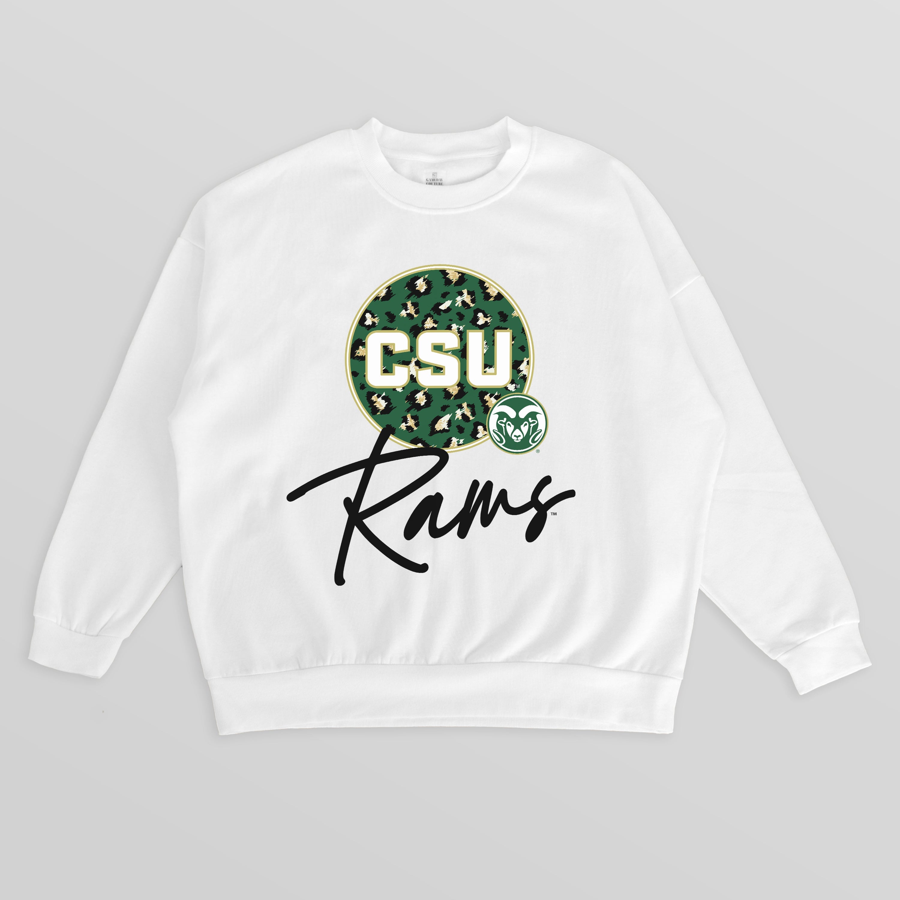 COLORADO STATE RAMS WILD BREAKTHROUGH PREMIUM FLEECE CREWNECK PULLOVER