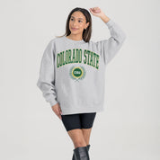 COLORADO STATE RAMS TRADITION REFINED PREMIUM FLEECE CREWNECK PULLOVER