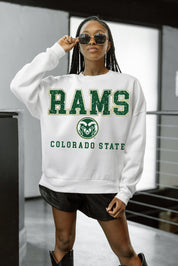 COLORADO STATE RAMS FREESTYLE PREMIUM FLEECE CREWNECK PULLOVER