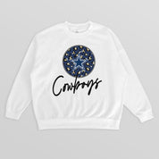 DALLAS COWBOYS WILD BREAKTHROUGH PREMIUM FLEECE CREWNECK PULLOVER