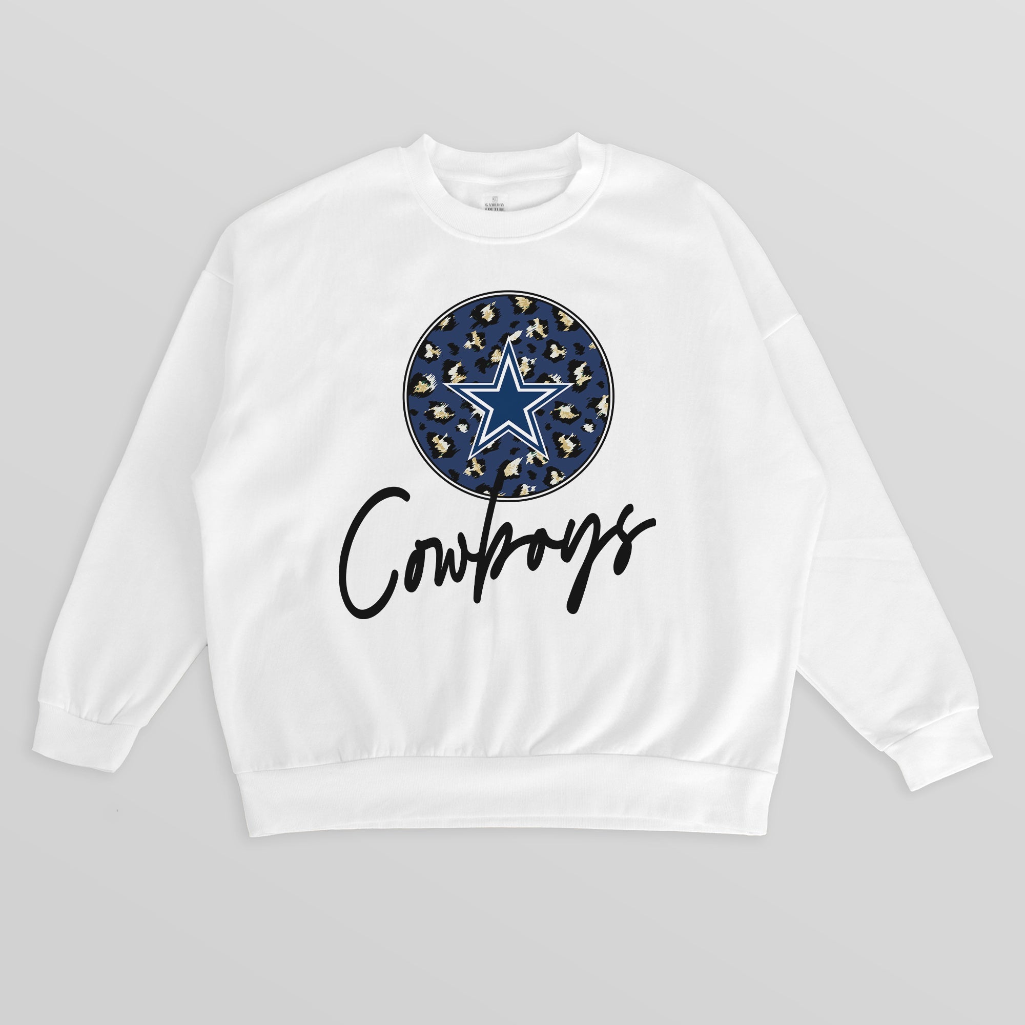 DALLAS COWBOYS WILD BREAKTHROUGH PREMIUM FLEECE CREWNECK PULLOVER