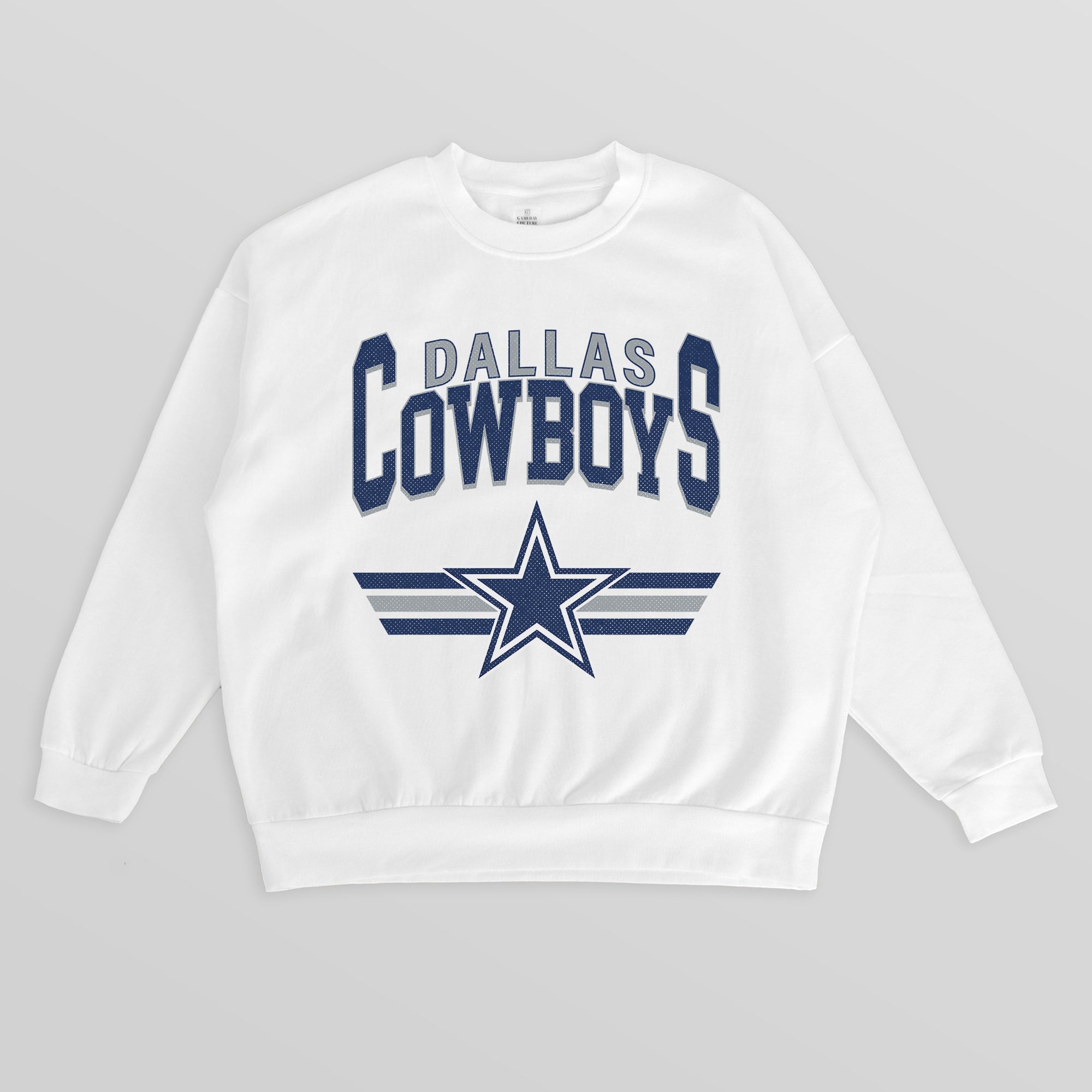 DALLAS COWBOYS SWIFT STRIKE PREMIUM FLEECE CREWNECK PULLOVER