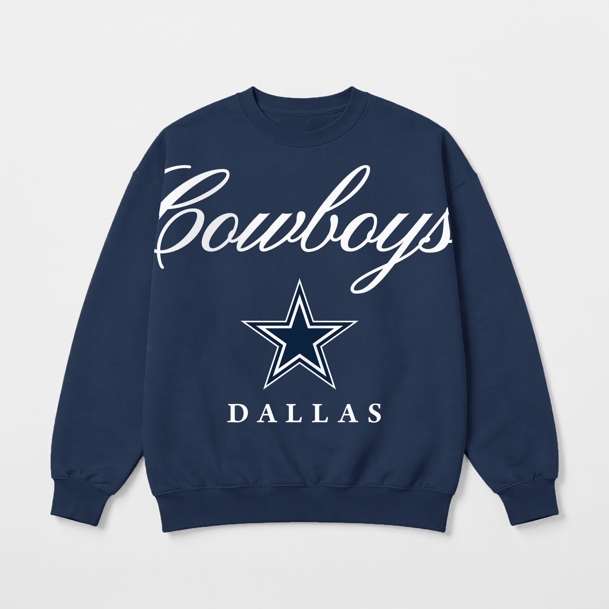 DALLAS COWBOYS LEGACY CLUB PREMIUM FLEECE CREWNECK PULLOVER