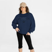 DALLAS COWBOYS ELITE ERA EMBROIDERED PREMIUM FLEECE CREWNECK