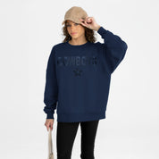 DALLAS COWBOYS ELITE ERA EMBROIDERED PREMIUM FLEECE CREWNECK
