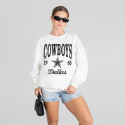 DALLAS COWBOYS PEAK SEASON PREMIUM FLEECE CREWNECK PULLOVER