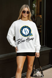 DELAWARE BLUE HENS WILD BREAKTHROUGH PREMIUM FLEECE CREWNECK PULLOVER
