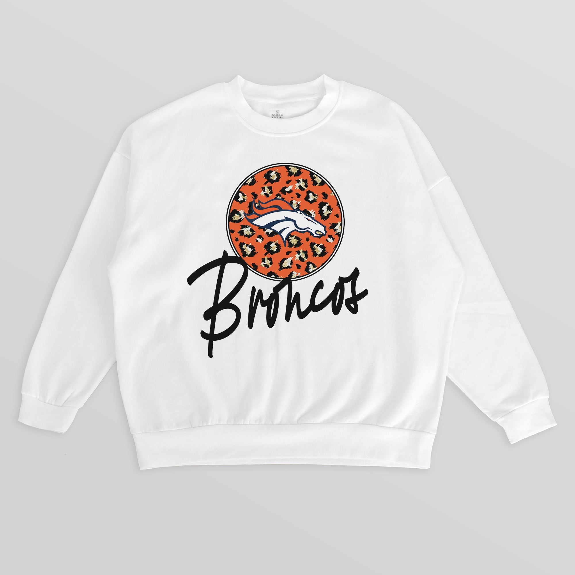 DENVER BRONCOS WILD BREAKTHROUGH PREMIUM FLEECE CREWNECK PULLOVER