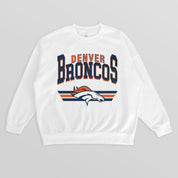 DENVER BRONCOS SWIFT STRIKE PREMIUM FLEECE CREWNECK PULLOVER