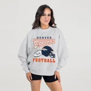 DENVER BRONCOS HOME TURF PREMIUM FLEECE CREWNECK PULLOVER