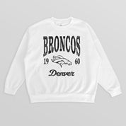 DENVER BRONCOS PEAK SEASON PREMIUM FLEECE CREWNECK PULLOVER