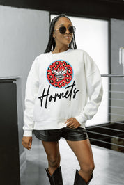 DELAWARE STATE HORNETS WILD BREAKTHROUGH PREMIUM FLEECE CREWNECK PULLOVER