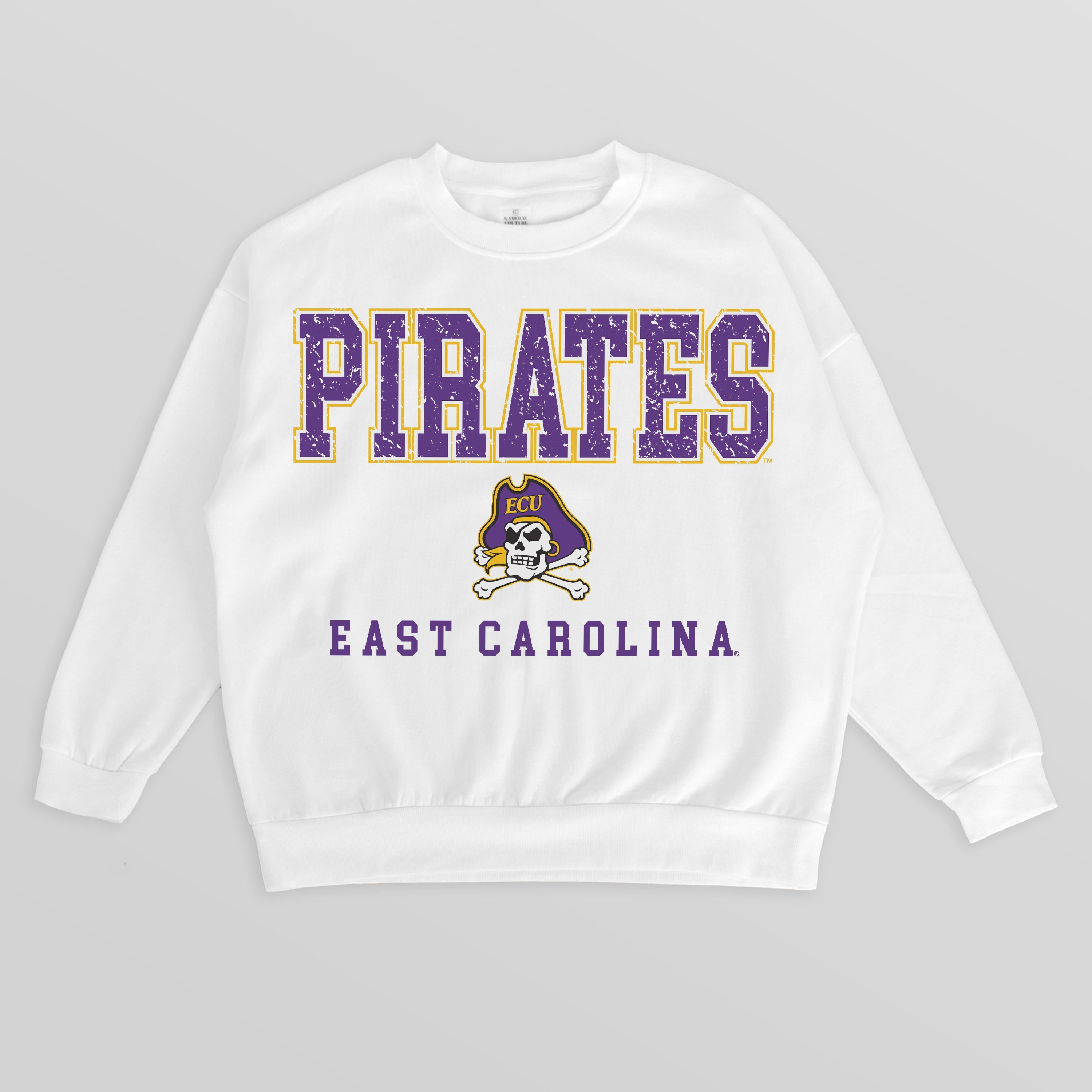 EAST CAROLINA PIRATES FREESTYLE PREMIUM FLEECE CREWNECK PULLOVER