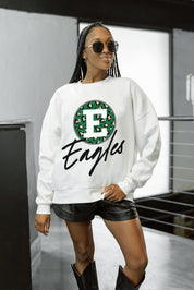 EASTERN MICHIGAN EAGLES WILD BREAKTHROUGH PREMIUM FLEECE CREWNECK PULLOVER