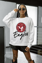 EASTERN WASHINGTON UNIVERSITY EAGLES WILD BREAKTHROUGH PREMIUM FLEECE CREWNECK PULLOVER