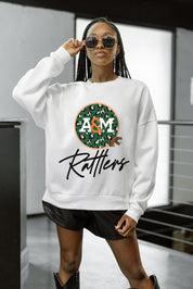 FLORIDA A&M RATTLERS WILD BREAKTHROUGH PREMIUM FLEECE CREWNECK PULLOVER