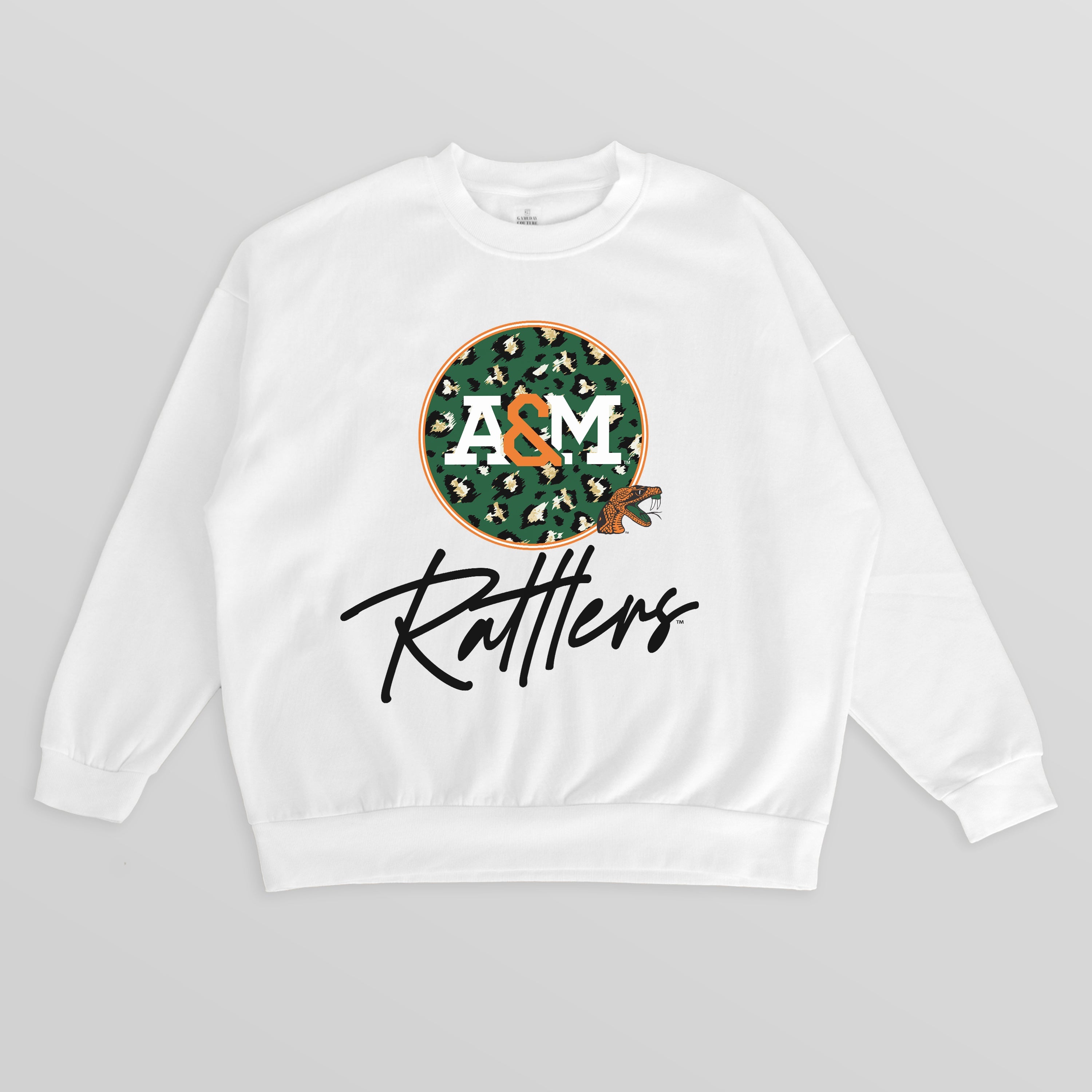 FLORIDA A&M RATTLERS WILD BREAKTHROUGH PREMIUM FLEECE CREWNECK PULLOVER
