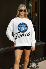 FAYETTEVILLE STATE BRONCOS WILD BREAKTHROUGH PREMIUM FLEECE CREWNECK PULLOVER