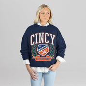 FC CINCINNATI CLASSIC ARCHIVES PREMIUM FLEECE DROP SHOULDER CREWNECK PULLOVER