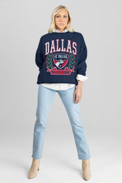 FC DALLAS CLASSIC ARCHIVES PREMIUM FLEECE DROP SHOULDER CREWNECK PULLOVER