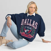 FC DALLAS CLASSIC ARCHIVES PREMIUM FLEECE DROP SHOULDER CREWNECK PULLOVER