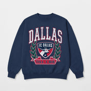 FC DALLAS CLASSIC ARCHIVES PREMIUM FLEECE DROP SHOULDER CREWNECK PULLOVER