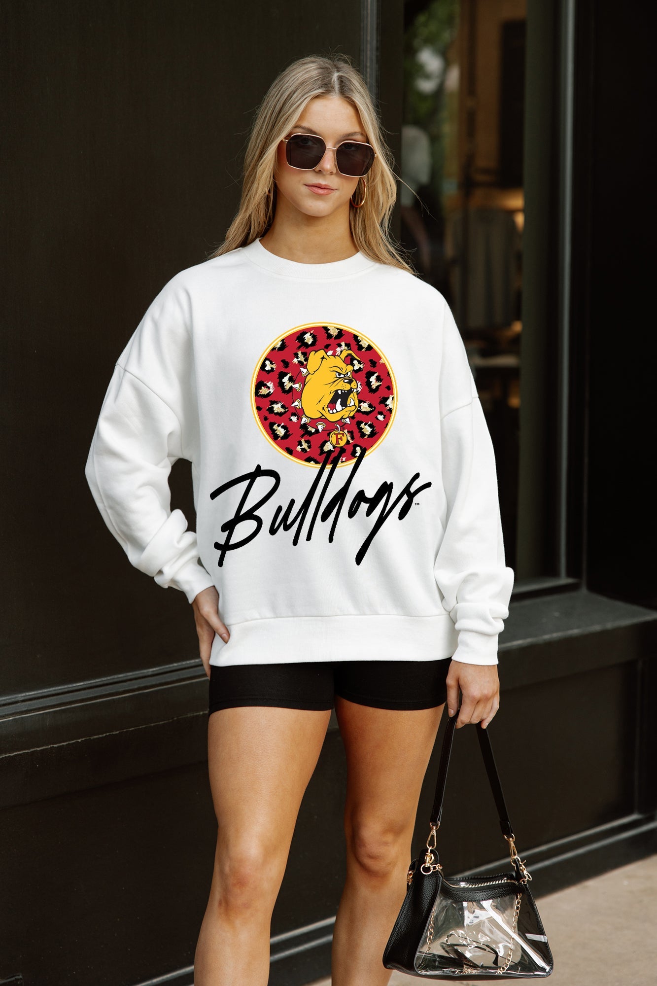 FERRIS STATE BULLDOGS WILD BREAKTHROUGH PREMIUM FLEECE CREWNECK PULLOVER