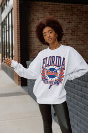 FLORIDA GATORS BASES LOADED PREMIUM FLEECE DROP SHOULDER CREWNECK PULLOVER