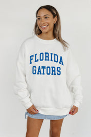 FLORIDA GATORS ALL-STAR STYLE PREMIUM FLEECE DROP SHOULDER CREWNECK PULLOVER BY MADI PREWETT TROUTT