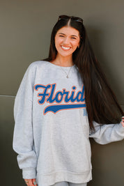 FLORIDA GATORS CLASSIC WIN PREMIUM FLEECE CREWNECK PULLOVER