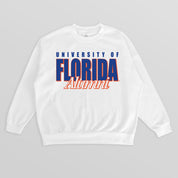 FLORIDA GATORS ALUMNI ERA PREMIUM DROP SHOULDER FLEECE CREWNECK PULLOVER