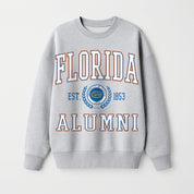 FLORIDA GATORS DEGREE UNLOCKED PREMIUM DROP SHOULDER FLEECE CREWNECK PULLOVER