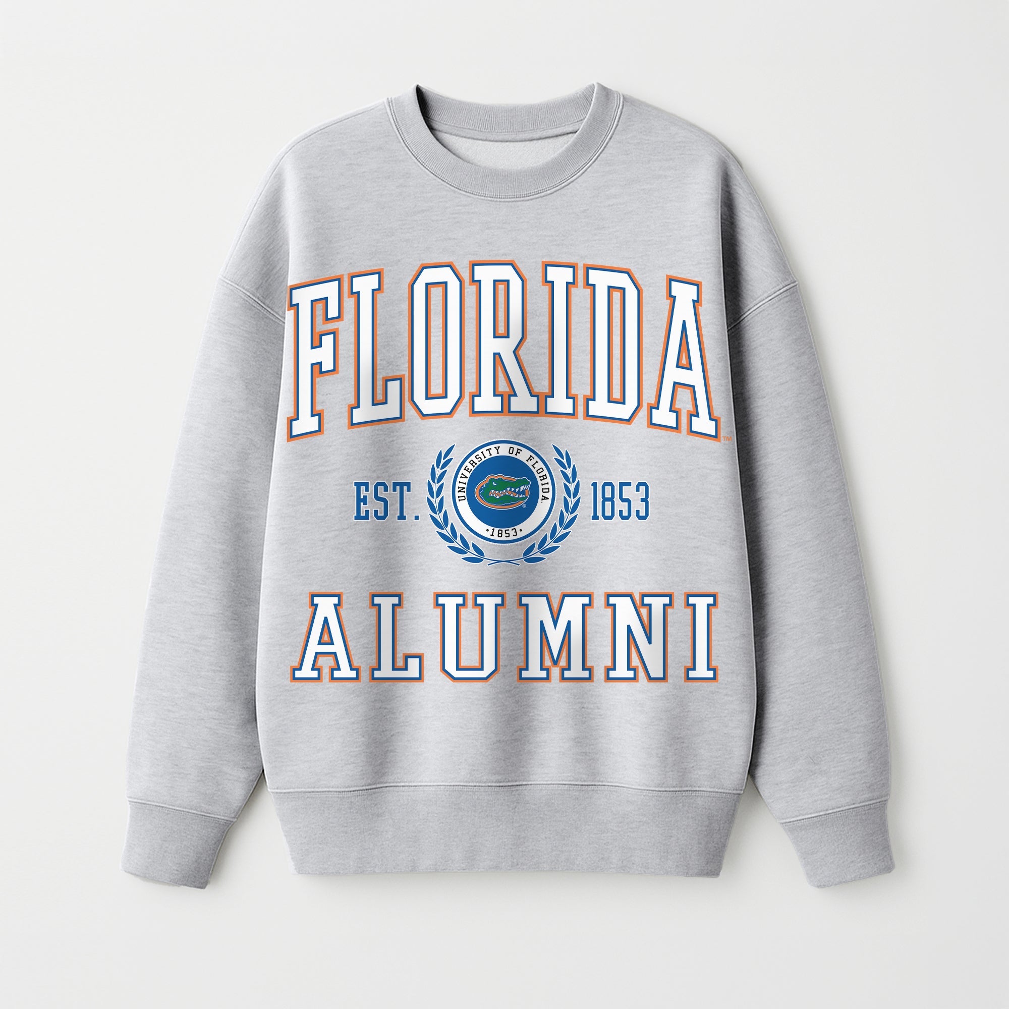 FLORIDA GATORS DEGREE UNLOCKED PREMIUM DROP SHOULDER FLEECE CREWNECK PULLOVER