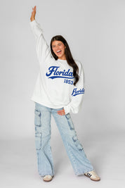 FLORIDA GATORS DAY ONE PREMIUM FLEECE UNISEX CREWNECK PULLOVER