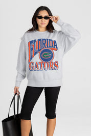 FLORIDA GATORS GAME ON PREMIUM FLEECE DROP SHOULDER CREWNECK PULLOVER