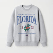 FLORIDA GATORS INSTANT CLASSIC PREMIUM FLEECE DROP SHOULDER CREWNECK PULLOVER