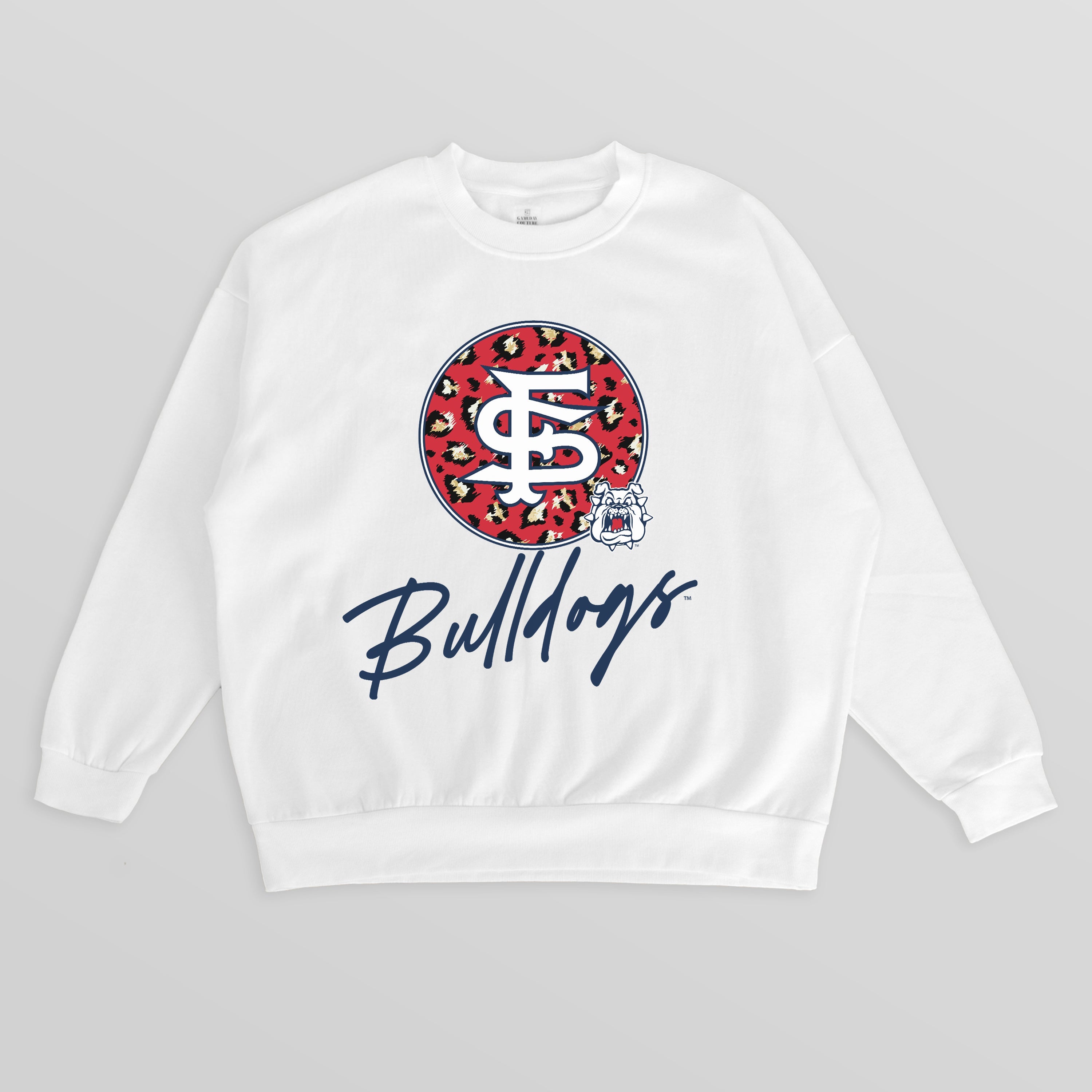 FRESNO STATE BULLDOGS WILD BREAKTHROUGH PREMIUM FLEECE CREWNECK PULLOVER